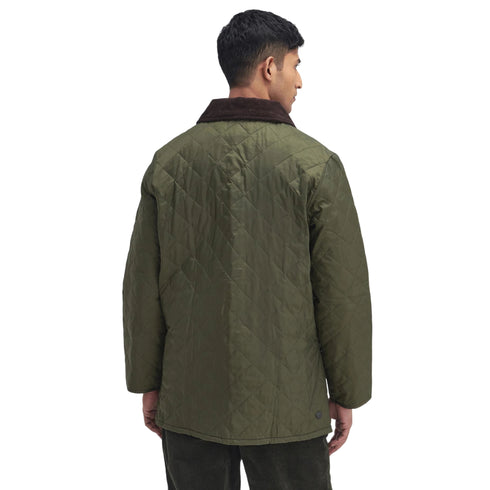 Giacca Uomo Heritage Liddesdale, con colletto in velluto ed impunture a rombi
